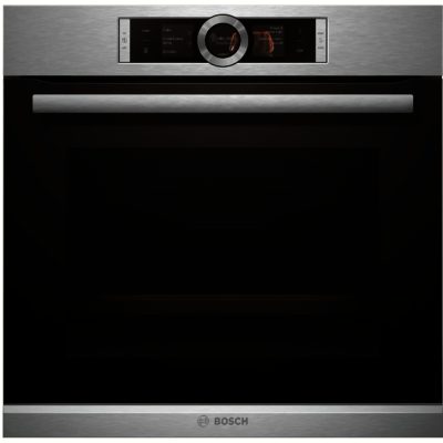 Bosch Serie 8 HBG656RS1B Built In Single Oven in Brushed Steel Bosch Serie 8 HBG656RS1B Built In Single Oven in Brushed Steel